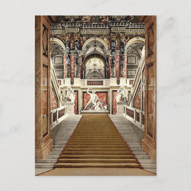 The Museum of Arts, the staircase, Vienna, Austro- Postcard (Front)