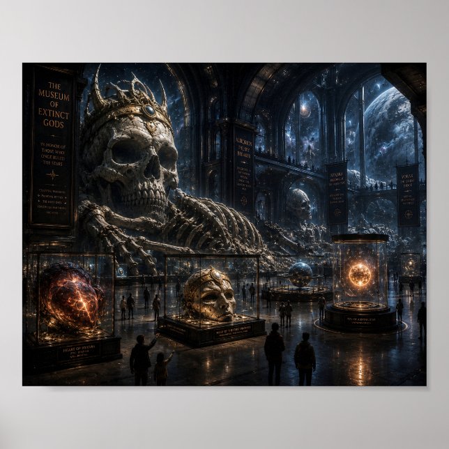 The Museum of Extinct Gods Poster (Front)