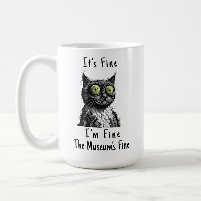 The Museum's Fine Coffee Mug (Left)