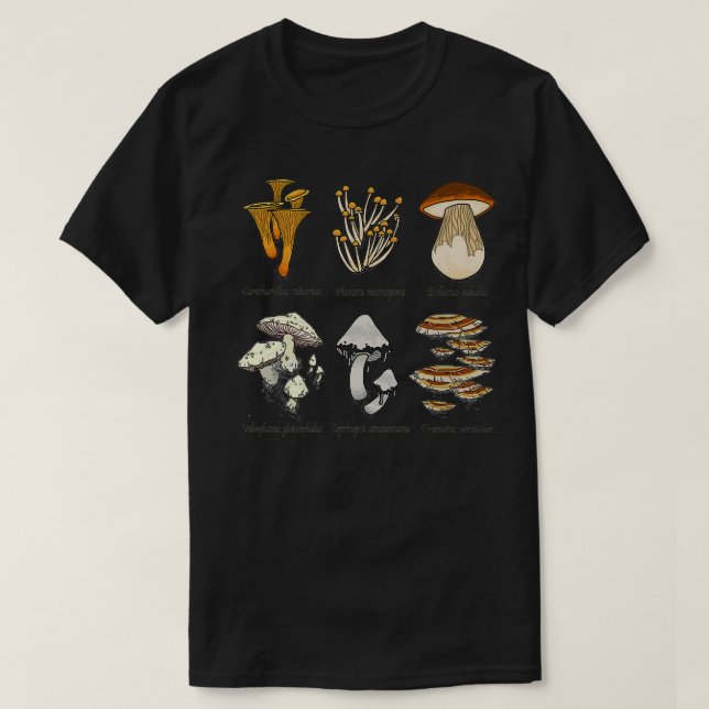The Mushroom Collection T-Shirt (Design Front)