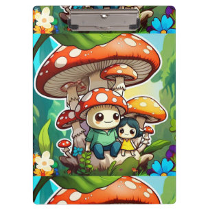 "The Mushroom Neighbourhood" Clipboard