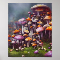 The Mushroom Patch Digital Art