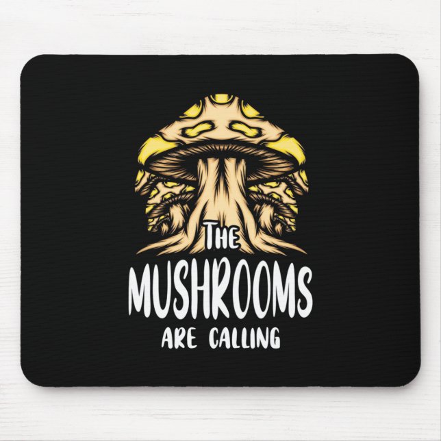 The Mushrooms Are Calling Mouse Mat (Front)