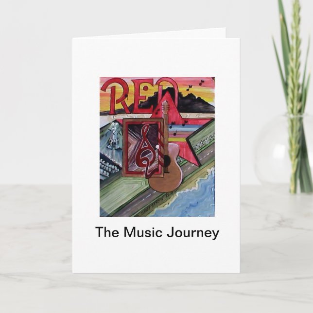 The Music Journey Greeting Cards (Front)
