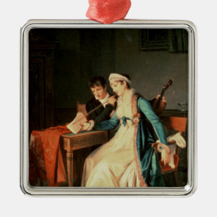 The Music Lesson, 1790 Metal Tree Decoration