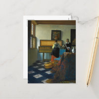 The Music Lesson by Johannes Vermeer