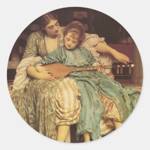 The Music Lesson Classic Round Sticker