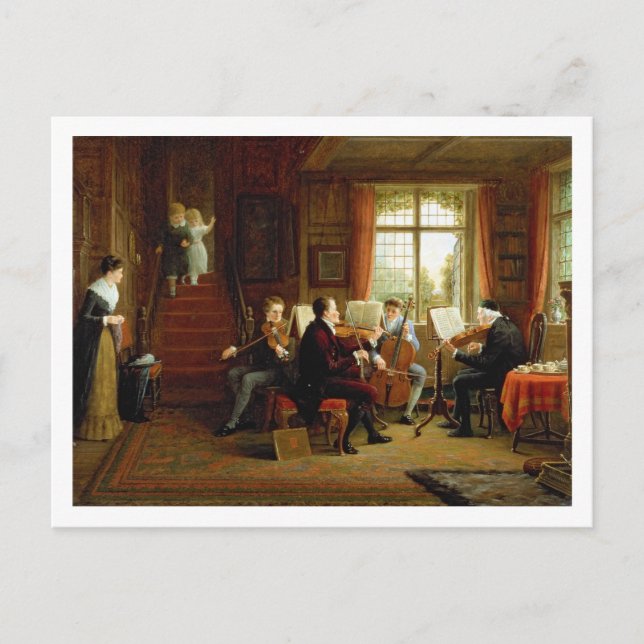 The Music Lesson Postcard (Front)