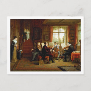 The Music Lesson Postcard