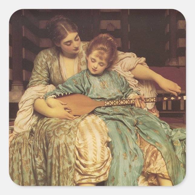 The Music Lesson Square Sticker (Front)