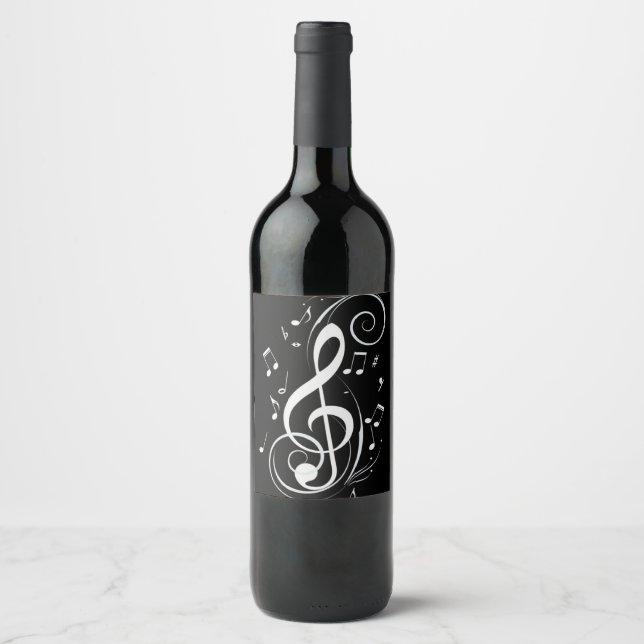 **THE MUSIC LOVER** IN YOUR LIFE WINE LABEL (Front)