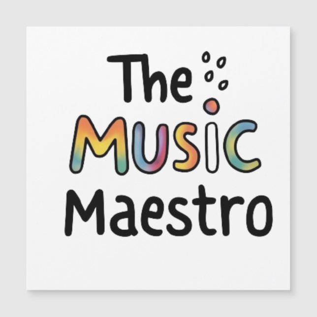 The Music Maestro  (Front)