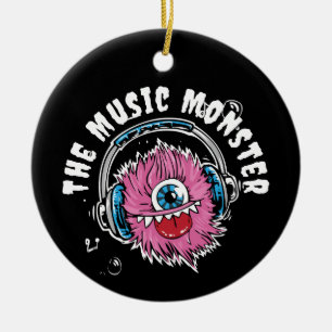 The Music Monster Personalised Ornament