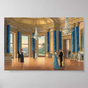 The Music Room of Buckingham Japanese Woodblock Pr Poster