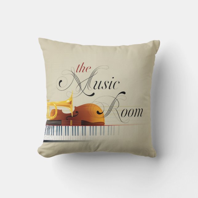the music room pillow (Front)