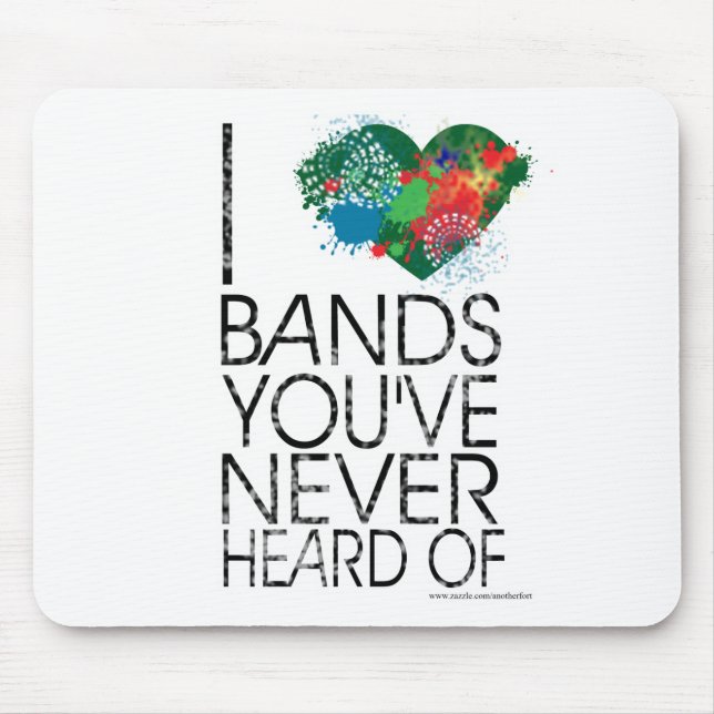 The Music Snob Mouse Mat (Front)