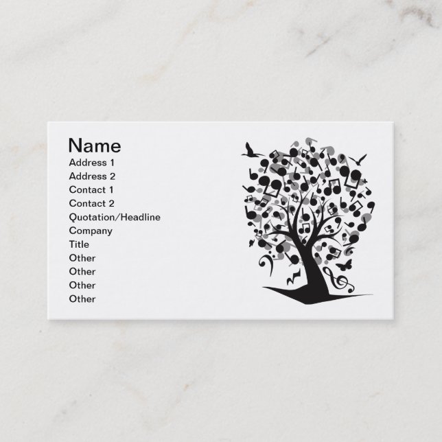 The_Music_Tree Business Card (Front)