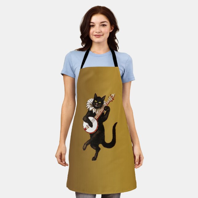 The Musical Cat, Apron (Worn)