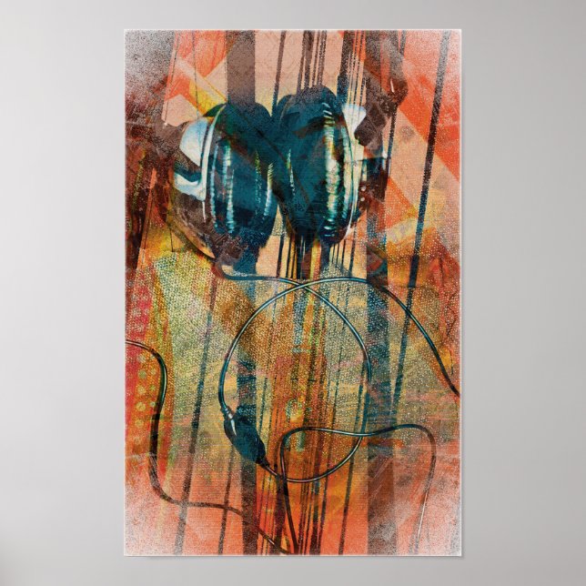 The musical red-headed Ed-phones of Alphonse Poster (Front)