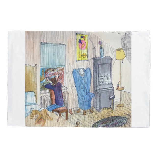 The Musician Pillowcase (Back-Left)