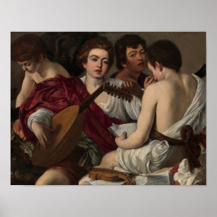 The Musicians by Caravaggio Print