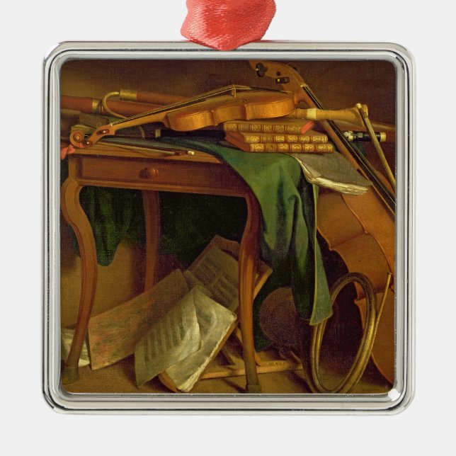 The Musician's Table, c.1760 Metal Tree Decoration (Front)