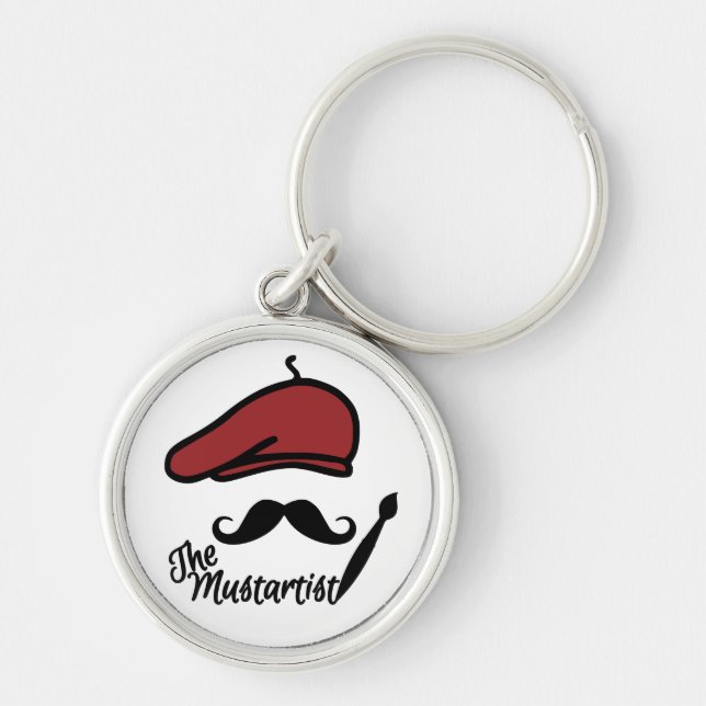The Mustartist key chain (Front)