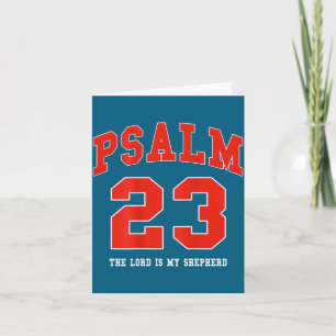 The My Jesus Psalm 23 Lord Shepherd Card