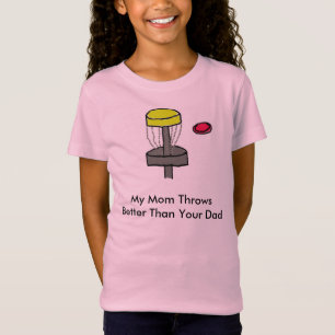 The My Mum Throws better disc golf shirt