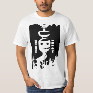 The mysterious figure in black and white (AI Art)  T-Shirt