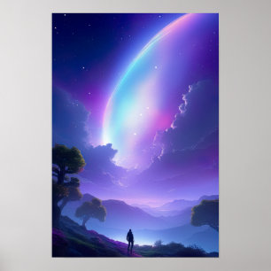 The Mysterious Moon and the Lone Tracker Poster