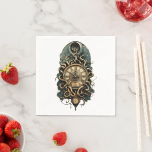 The mysterious steampunk movement. napkin