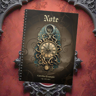 The mysterious steampunk movement. notebook