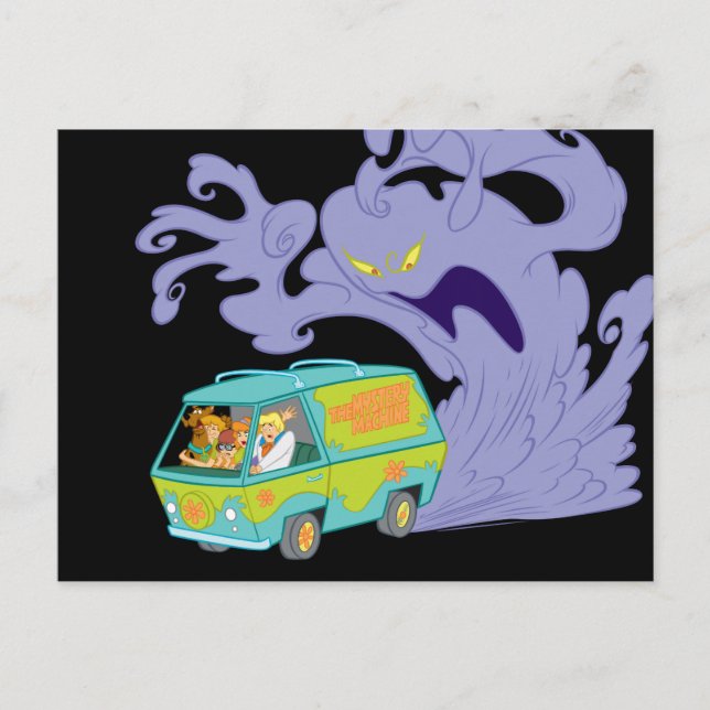The Mystery Machine Escape Postcard (Front)