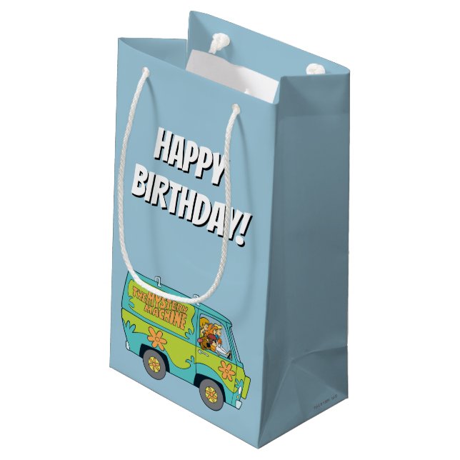 The Mystery Machine Right Side Small Gift Bag (Back Angled)