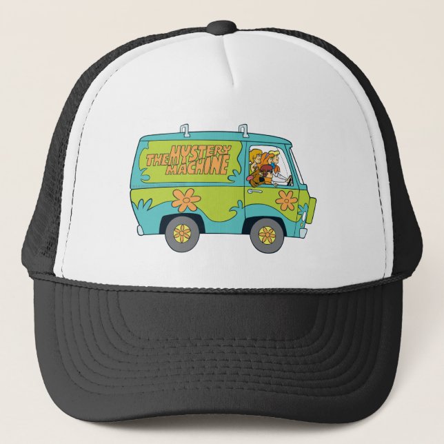 The Mystery Machine Right Side Trucker Hat (Front)