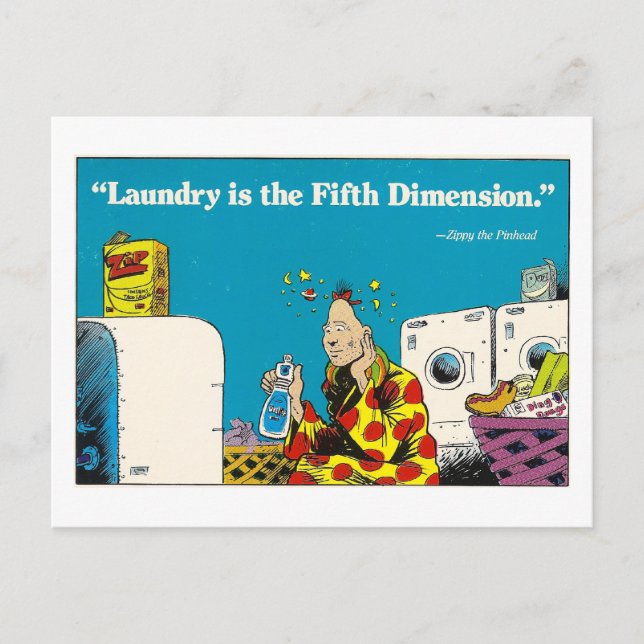 The Mystery of Laundry Postcard (Front)