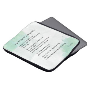 The Mystery Of Lovers - Love Poem Laptop Sleeve