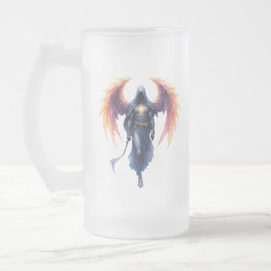 The Mystic Guardian of Hope Frosted Glass Beer Mug