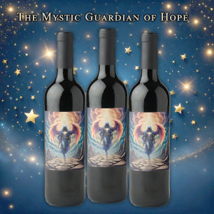 The Mystic Guardian of Hope Wine Label