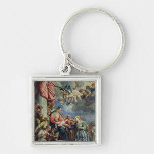 The Mystic Marriage of St. Catherine Key Ring