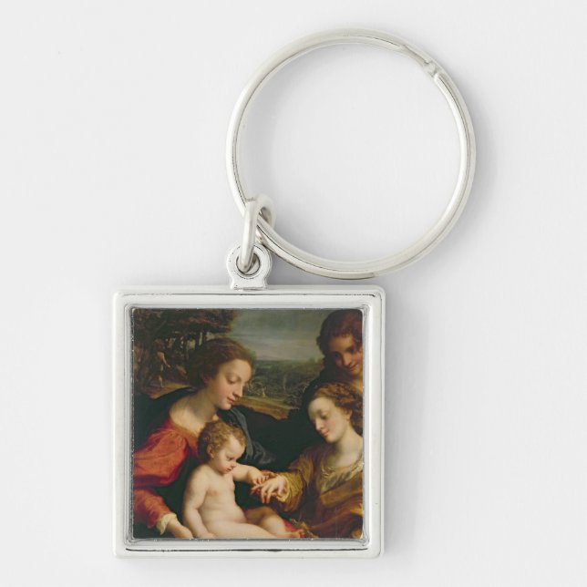 The Mystic Marriage of St. Catherine of Key Ring (Front)