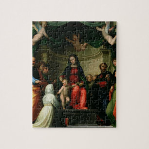 The Mystic Marriage of St. Catherine of Siena with Jigsaw Puzzle