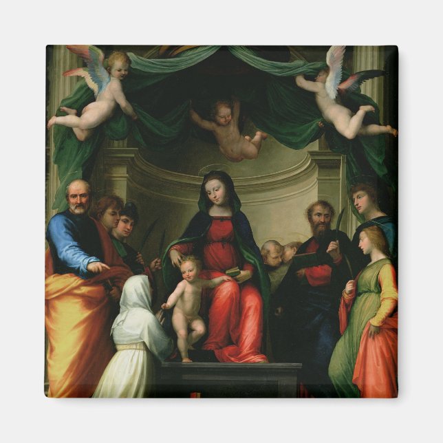 The Mystic Marriage of St. Catherine of Siena with Magnet (Front)