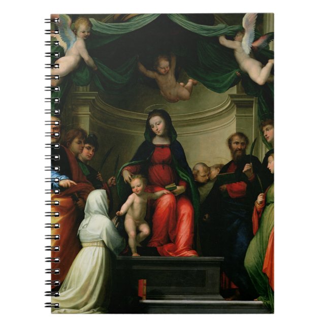 The Mystic Marriage of St. Catherine of Siena with Notebook (Front)