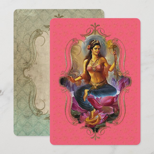 The Mystic Of India 47 - Greeting Card (Front/Back)