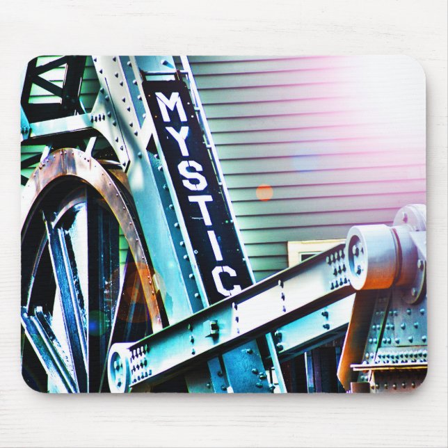 The Mystic River Drawbridge As I See It Mouse Mat (Front)