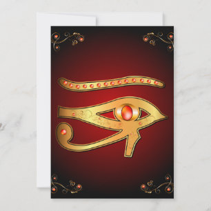 The mystical all seeing eye invitation