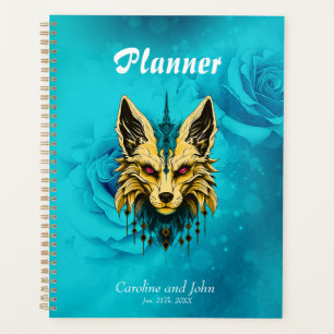 The mystical fox head, noble and mysterious. planner