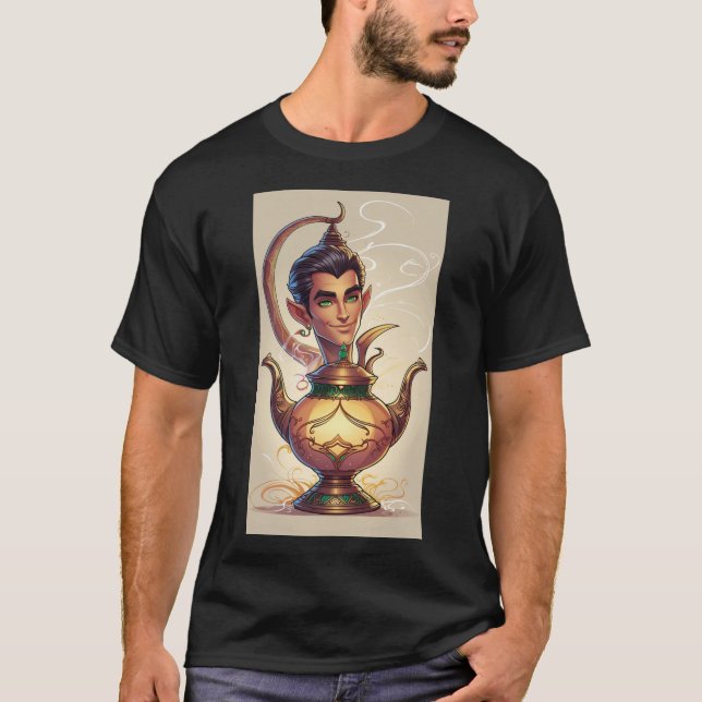 The Mystical Genie of the Lamp T-Shirt (Front)